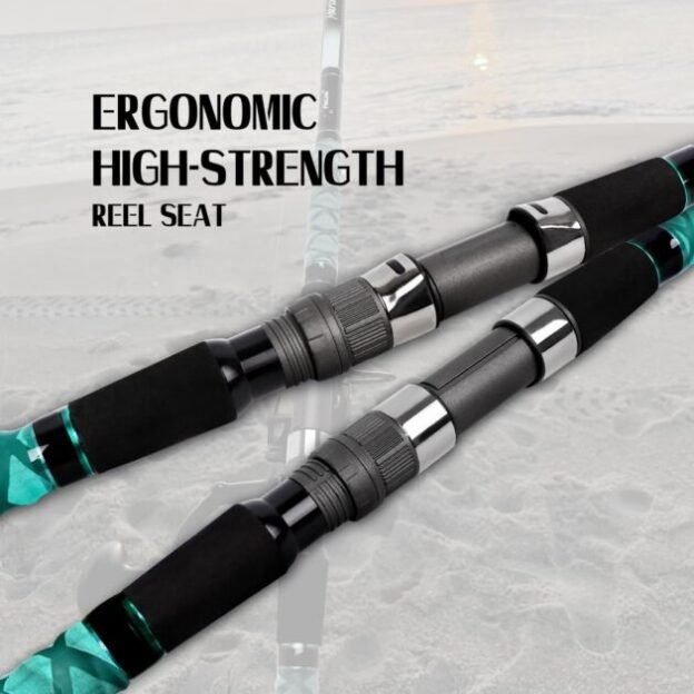 Fiblink Surf Fishing Rod Portable Travel Surf Spinning Rod 2 Piece/3 Piece/4 Piece Carbon Fiber Saltwater Fishing Rod 9/10/12/13