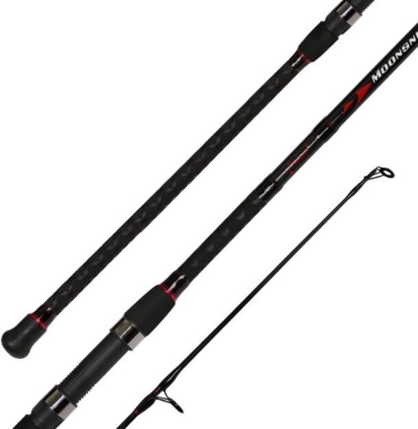 Fiblink Surf Spinning Fishing Rod 2-Piece Graphite Travel Fishing Rod(12-Feet 10-Feet)